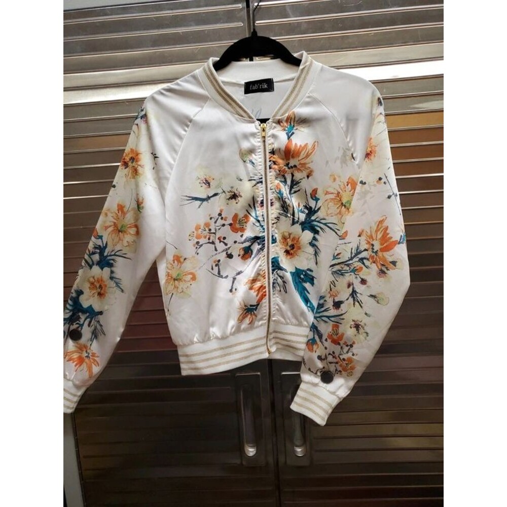 Fabrik Asian Floral zip up